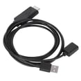 thumbnail image 3 of Cable de Reflejo y Carga de Hdtv, cable HDTV USB PRÁTICO DURADERO Conveniente para HDTV para Proyector, 3 of 7