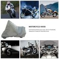 thumbnail image 3 of Full Protective Motorcycle Covers Anti UV Waterproof Dustproof Breathable Hood Silver, 3 of 7