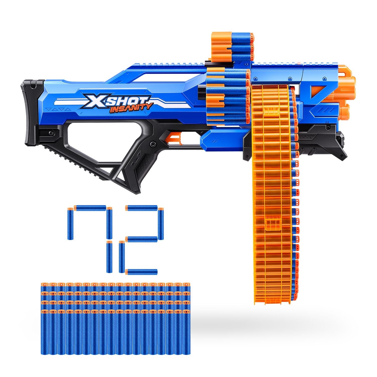 XSHOT Insanity Mad Mega Barrel (72 Darts) by ZURU - Walmart.ca