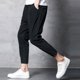 thumbnail image 5 of Pantalones de vestir a cuadros slim fit para hombre: tejido elástico, pierna estrecha y cónica, estilo informal de negocios, tallas M-XXXXL, mezcla de nailon y poliéster, 5 of 7
