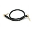 thumbnail image 2 of Monoprice Pro Audio Cable - 1.5 Feet- Black | 1/4 Inch (TRS) Male Right Angle to Male Right Angle 16AWG Cable Cord (Gold Plated) - Premier Series, 2 of 2