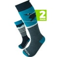 thumbnail image 2 of Lorpen Merino Eco Kids 2 Pack Ski Socks, 2 of 3