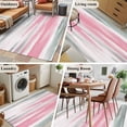 thumbnail image 6 of Pink Grey Ombre Area Rugs 4x6 for Living Room, Abstract Art Oil Painting Modern Non Slip Washable Rug Runner, Low Pile Indoor Floor Carpet Mat Bathroom Rugs for Bedroom, Kids Room, 6 of 9