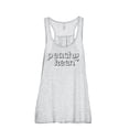 thumbnail image 1 of Peachy Keen Women's Fashion Sleeveless Flowy Racerback Tank Top Sport Grey Small, 1 of 5