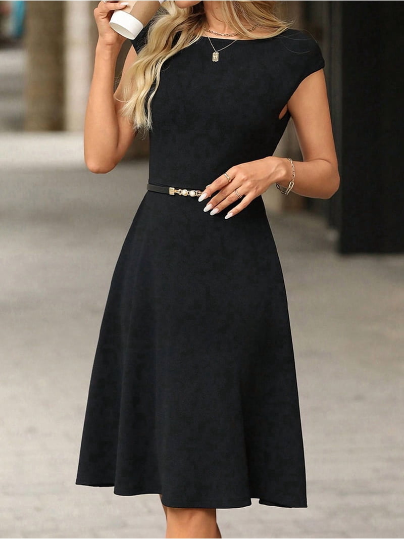 semi formal black dress with sleeves Dresses this dress brings elegance Short Sleeve Black Lace Tea