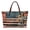 American Flag Cross Sunflower, variant on Top Handle Tote Bag with Portable Inner Pocket, Bookshelf Books Pattern Large Capacity Leather Tote Bag for Women for Shopping Excursions