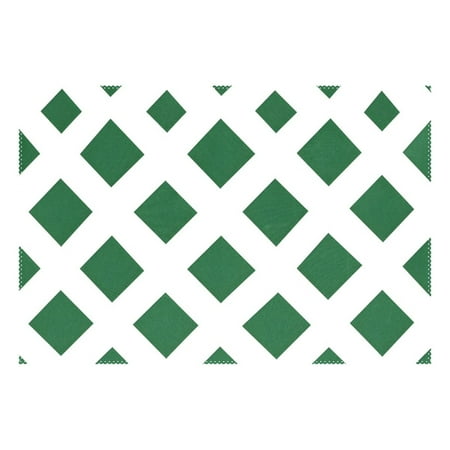 

Ryvnso 1 Piece Placemats Checkered Geometric Dining Mats Heat-Resistant Non-Slip Washable Table Mat