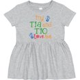 thumbnail image 3 of Inktastic Tia and Tio Love Me Girls Baby Dress, 3 of 5