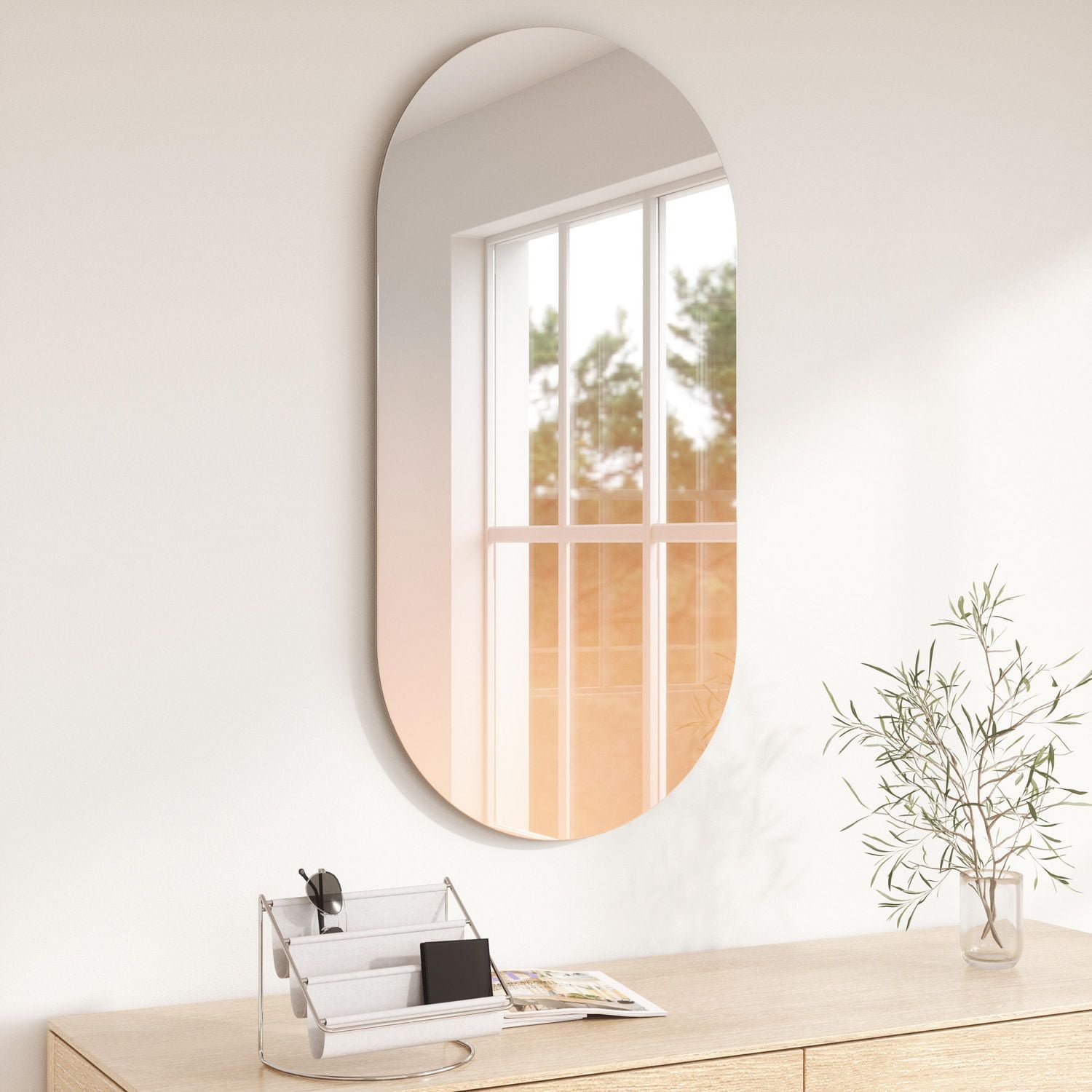 Umbra Misto Oval Mirror