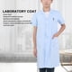 thumbnail image 5 of Bata de médico para hombre, bata de laboratorio profesional, bolsillo Exterior, abrigo Original, abrigo médico largo azul, 5 of 8