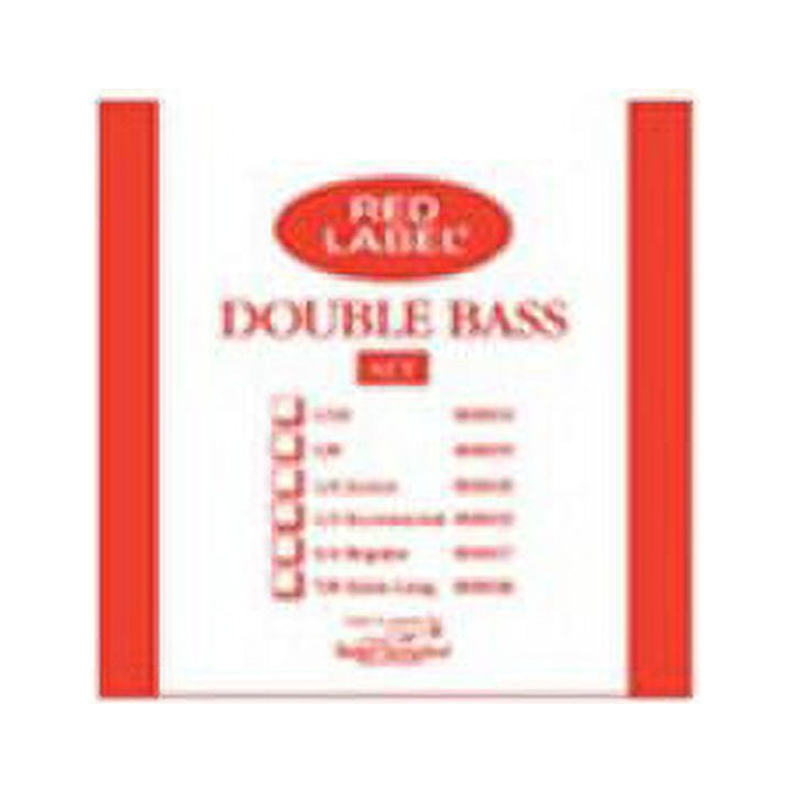 Super Sensitive Red Label Series Double Bass String Set 3/4 Size, Medium