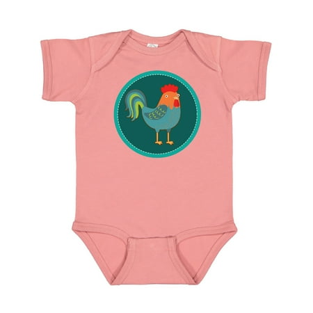 

Inktastic Rooster Chicken Farmer Gift Baby Boy or Baby Girl Bodysuit