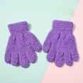 thumbnail image 2 of Karoyedx Gloves for Cold Weather Kids Winter Gloves For Boys Girls Children Full Fingers Stretchy Warm Mittens Purple Size,8-16 Years, 2 of 8
