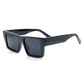thumbnail image 4 of Sunglasses Square Hip Hop Style Fashion Black, 4 of 6