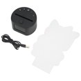 thumbnail image 1 of Acrylic Cartoon Night Light Dual Power Supply Alarm Clock Perpetual Calendar Display RGB Cat 3D Night Light with Black Base, 1 of 14