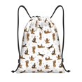thumbnail image 1 of Fotbe German Shepherd Dog Bolsa Mochila con Cordón Estampada, Bolsa de Gimnasio Deportiva, Bolsa Cinch, Bolsa con Cordón para Hombres y Mujeres-Small, 1 of 6