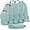‎Teal and White, variant on Extra Large Compression Packing Cube 6 Piece Set (Teal and White)