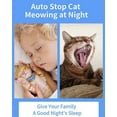 thumbnail image 3 of PetJoy 2 in 1 Cat Shock Collar with Remote,Cat Training Collar with 4 Modes,Auto Anti Meow Collar,Mild and Helpful,Pink,Christmas Birthday Gifts, 3 of 7