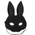 thumbnail image 4 of Navidad Pascua Mardi Gras Animal Máscara Media cara Máscara de conejo Mascarada Fiesta de disfraces Cosplay Props Carnaval Máscara de conejo JAMW Sencillez, 4 of 5
