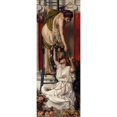 thumbnail image 2 of Edward John Poynter 9x18 Gold Ornate Wood Frame and Double Matted Museum Art Print Titled - The Festival (1875), 2 of 4