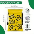 thumbnail image 3 of Funny Golf Valuables Pouch , Golf Tee Pouch with Drawstring Closure Golf Ball Tee Handbag, Golf AccessoriesFor Women & Men MULTI, 3 of 4