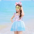 thumbnail image 5 of lnmuld Ballet Leotards for Girls Toddler Dance Ballet Leotard with Skirt Ballerina Dresses Tutu Outfits Flutter Sleeve Size:7-8 Years, 5 of 8