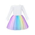 thumbnail image 4 of Girls Dress Unicorn Embroidered Rainbow Holiday Party Halloween 3 Years, 4 of 7