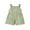 Green, variant on Xsylife Toddler Button Straps Overalls Gingham Plaid Bear Chest Pocket Adorable Sleeveless Square Neck Casual Jumpsuit for Boy Girl