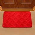 thumbnail image 3 of Bathroom Mat under $5! Xqxayjr Solid Color Bath Mat, Super Absorbent Shaggy Rug for Bathroom Entrance, Non-Slip Door Mat for Shower Toilet, Machine Washable Floor Carpet, 3 of 4