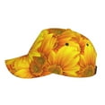 thumbnail image 5 of Haiem 3D Sunflowers Baseball Cap Dad Hat Cotton Soft Adjustable Fashion Hats for Men Women Unisex Style Headwear, 5 of 9
