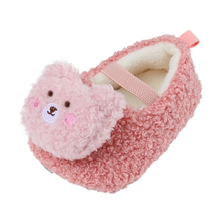 

Kureaily Baby Girls And Boys Warm Shoes Soft Comfortable Toddler Shoes Warming Shoes 6-12 Months