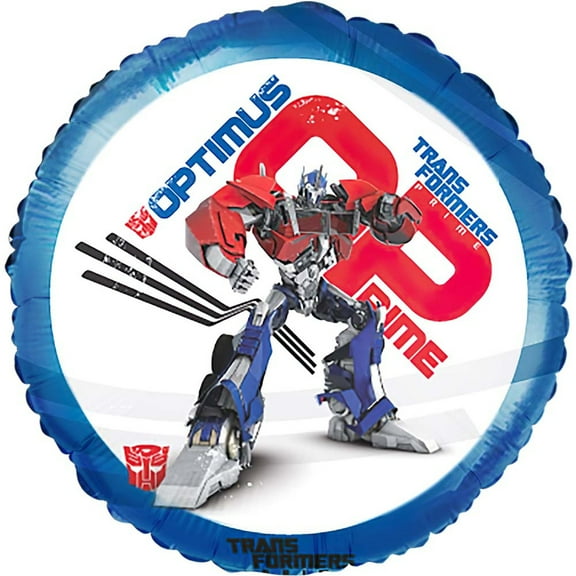 18 inch Transformers Optimus Prime Foil Mylar Balloon - Party Supplies Decorations