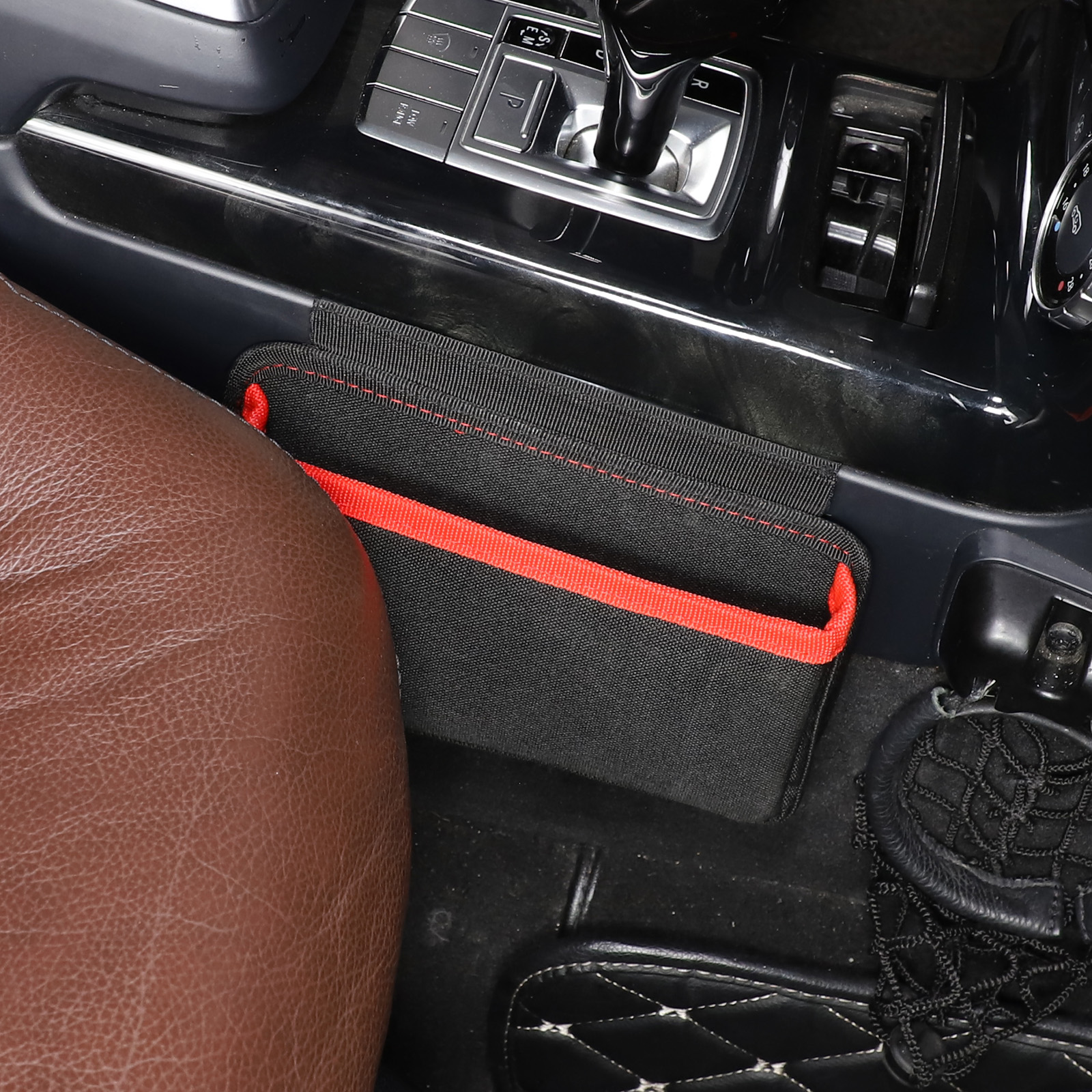 Car Storage Organizer Compatible With 2013 2014 2015 2016 2017 2018 Mercedes Benz G-Class W463 G500 G550 G55 G63 G65, Car Storage Pocket Bag Add extra storage space, Gear Shifter Tray Storage Box