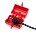 thumbnail image 4 of Plug Lockout ZING 7105, plástico reciclado rojo, fabricado en EE. UU., 4 of 6
