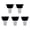 White, variant on Zcyifa 5 Sets Snack Box Cup Holders Popcorn Beverage Take-out Party Supplies