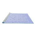 thumbnail image 2 of Ahgly Company Machine Washable Indoor Rectangle Oriental Blue Traditional Area Rugs, 5' x 8', 2 of 4