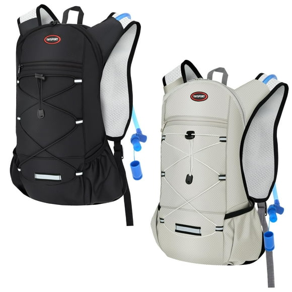 Mochila de hidratación TNYSPORT ligera con vejiga de 2 litros, paquete de 2