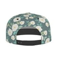 thumbnail image 4 of Haiem Flower Classic Snapback Cap Flat Bill Hat Baseball Cap Adjustable Size Cotton Dad Hat, 4 of 9