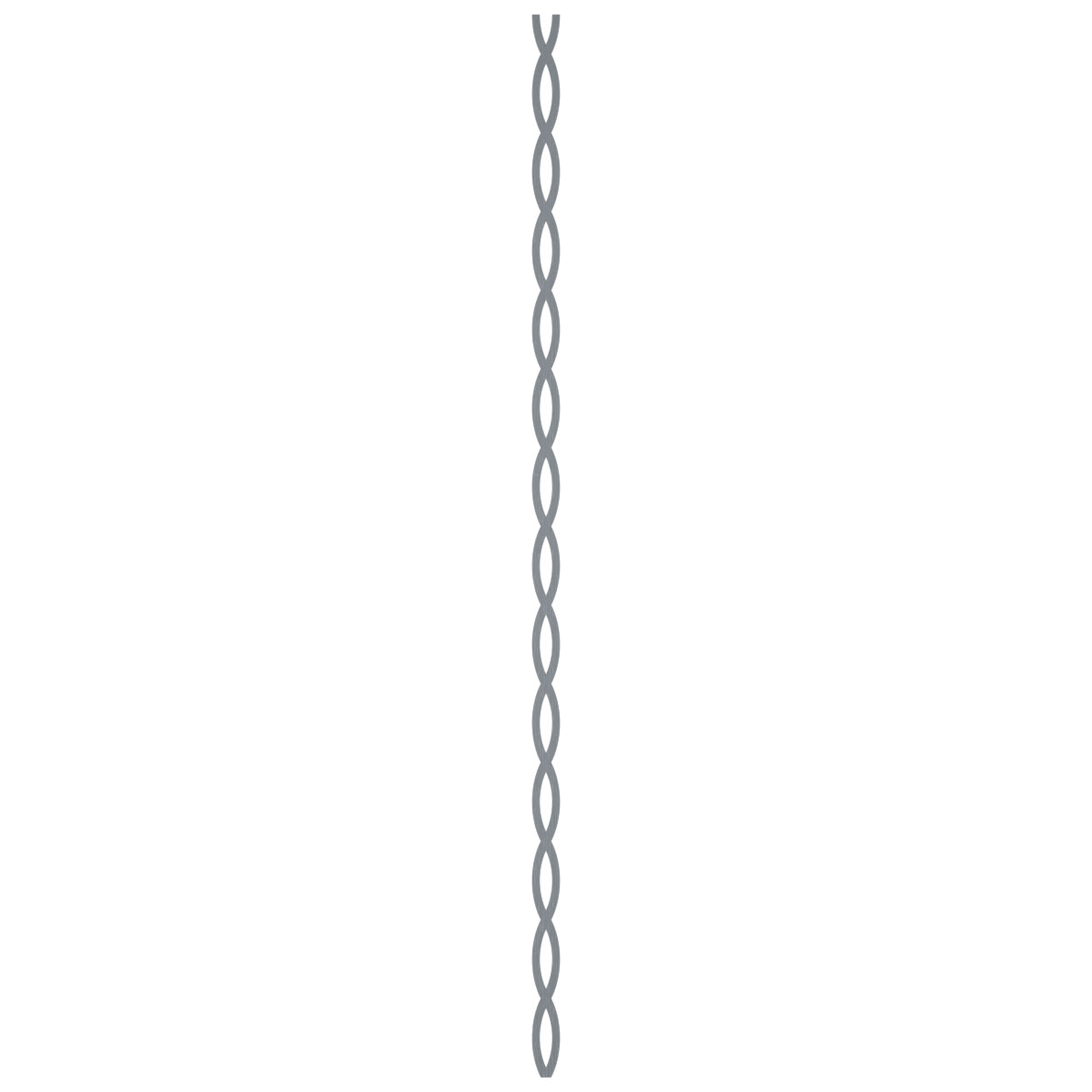 Ekena Millwork 94"H x 1/8"T Rakaia Adjustable Acrylic Decorative Slat Wall Panel Kit, Silver Mirror (contains 22 Slats)
