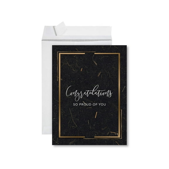 Koyal Wholesale Congratulations Jumbo Card With Envelope, Proud Of You, Graduation, Promotion, New Home, 1-Pack