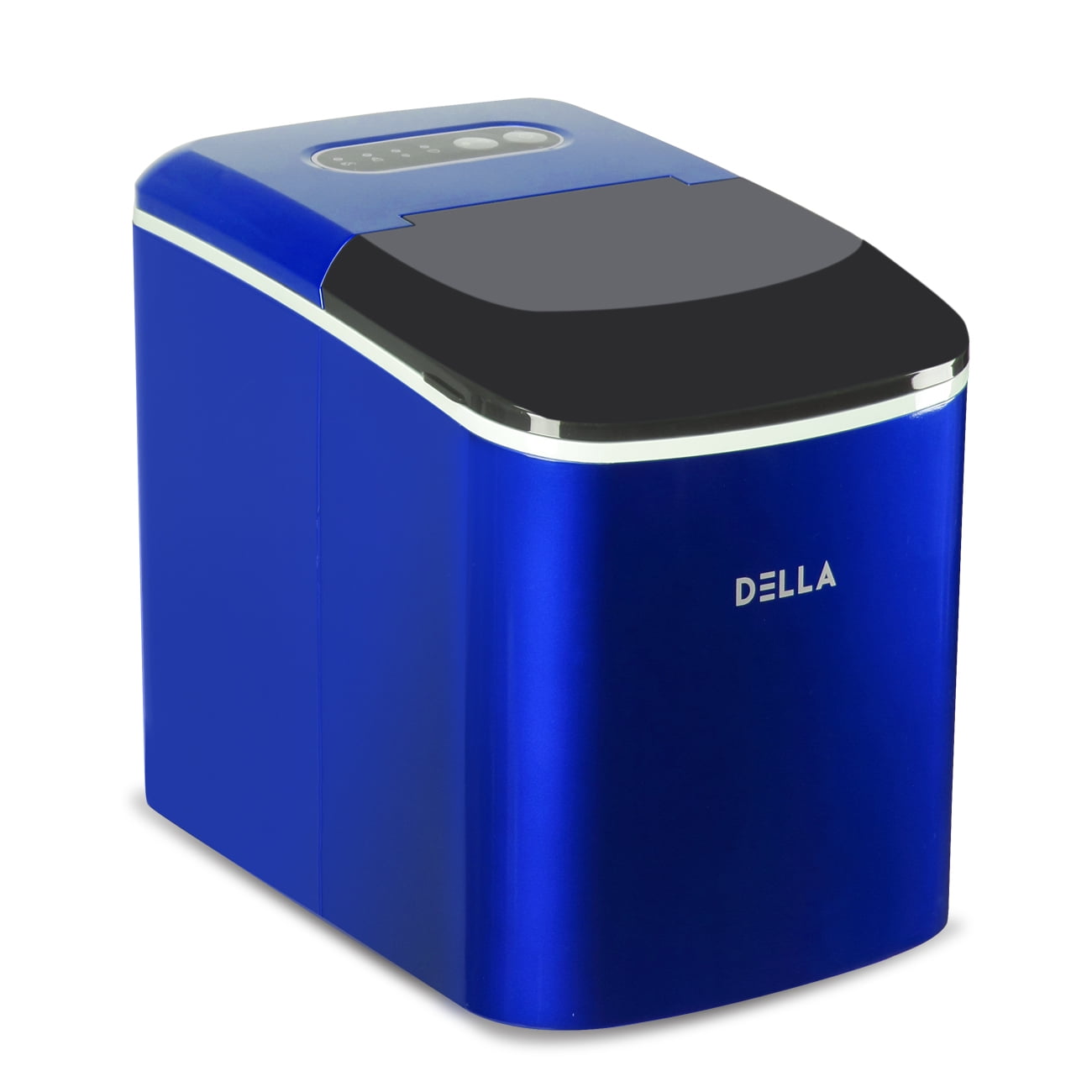 DELLA Portable Ice Maker Machine Blue 2Size Cube Capable of Producing