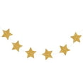 thumbnail image 4 of Liukekj Glitter Star Paper Banner Garland, Star Cutouts Decoration for Wedding, Shower, Festival, Holiday, Home Wall Hanging, 2M 2PCS, 4 of 10