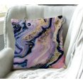 thumbnail image 2 of Marble Throw Pillow Cover Colorful Natural Luxury Gouache Landscape Cotton Linen Decorative Pillow Case Cushion Cover Home Sofa Decor 18x18 Inch Pillow Cover, 2 of 4