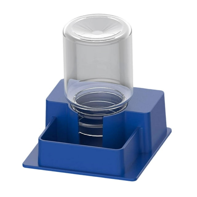 Almencla Automatic Reptile Water Feeder Creative Water Dispenser for Tortoise Turtle Blue