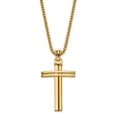 thumbnail image 4 of FJC Finejewelers 14 kt Yellow Gold Fancy Polished Cross Charm 50 x 28 mm, 4 of 6