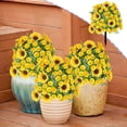 thumbnail image 6 of Realistic Artificial Sunflower Garden Stakes Outdoor Decorative Flowers Spring Home Decor Plastic Plants for Patio Lawn Yard Garden Enhancement Weather Resistant Faux Flowers for Garden Landscaping, 6 of 9