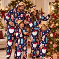 thumbnail image 3 of DAKIMOE Matching Family Christmas Onesies, One Piece Holiday Pajamas Set, Festive Long Sleeve Sleepwear for Men Women Kids, 3 of 7