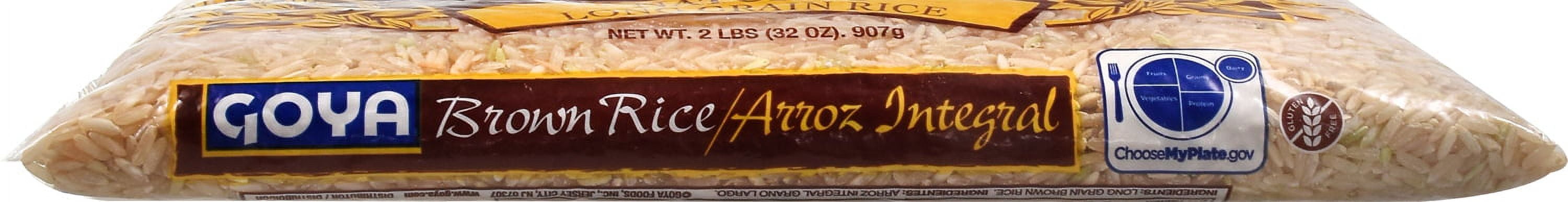 GOYA Natural Long Grain Brown Rice, 2 Lb Bag