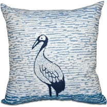Simply Daisy 16" x 16" Bird Watch Animal Print Outdoor Pillow