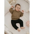 thumbnail image 6 of Gzhioc Kids Baby Girl Fall Winter Sweater 0 3 6 9 12 18 24 Months 2T 3T 4T 5T Stylish Solid Crew Neck Long Sleeve Knitted Tops, 6 of 9